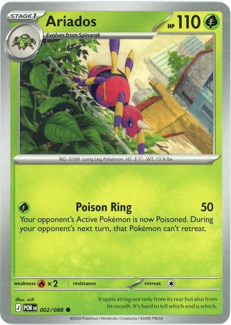 Perfect Order Ariados Pokémon card